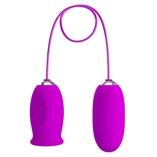 Pretty Love - Daisy Dual Egg Rechargeable Vibrator Purple