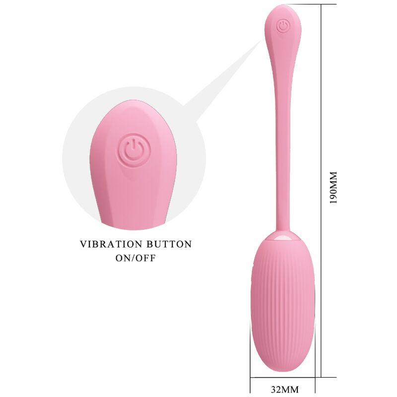 Pretty Love - Doreen Pink Rechargeable Vibrating Egg