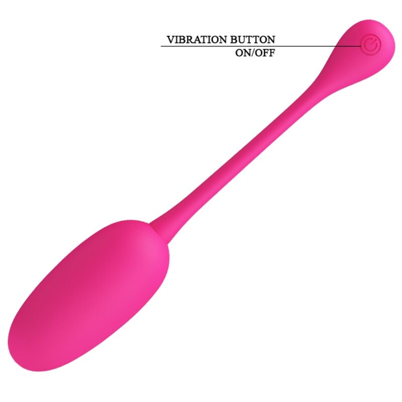 Pretty Love - Knucker Pink Rechargeable Vibrating Egg