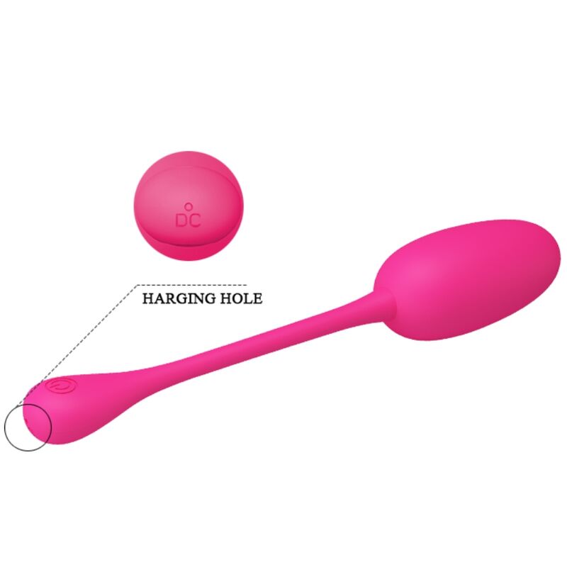 Pretty Love - Knucker Pink Rechargeable Vibrating Egg