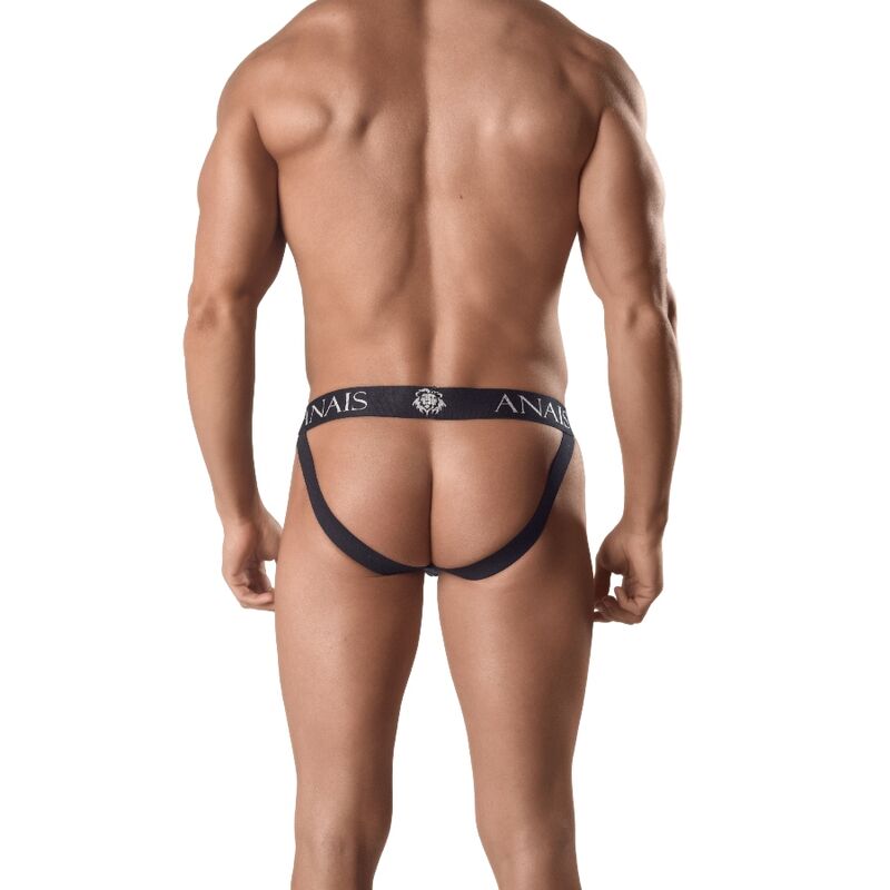 Elevate your style with the Anais Men Aegis Jock Strap. Gray checkered print, daring exposed back, high-quality material, and sharp cut for a perfect fit.1