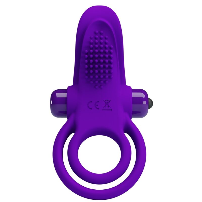 Pretty Love - Purple Vibrating Penis Ring