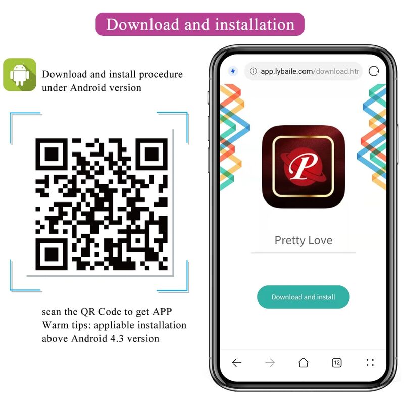 Pretty Love - Nymph Vibrating Egg App Controlled Purple