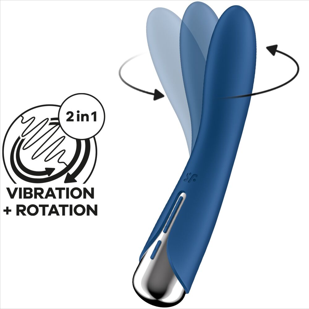 Satisfyer - Spinning Vibe 1 G-Spot Blue Rotator Vibrator