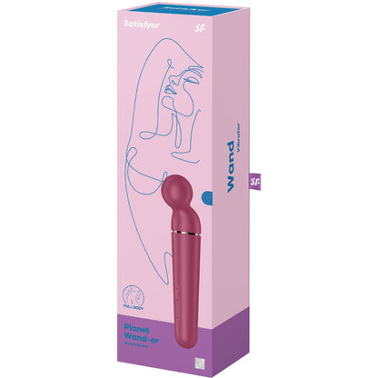 Satisfyer - Planet Wand-Er Vibrator Massager Berry