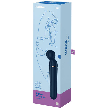 Satisfyer - Planet Wand-Er Vibrator Massager Blue