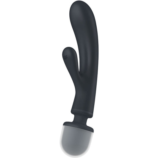 Satisfyer - Triple Lover Rabbit Vibrator Massager Grey