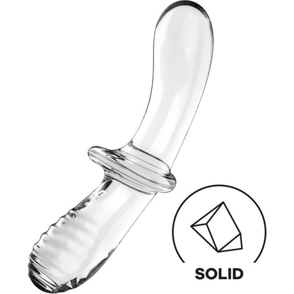 Satisfyer - Double Crystal Dildo Transparent