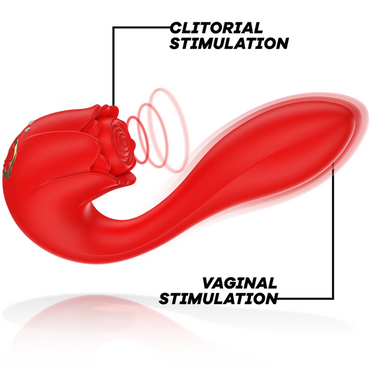 Mia - Selena Stimulator Vibrating + Tapping Red