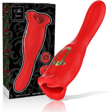 MIA - Siena Triple Pleasure Vibrating and Biting Stimulator by DelighT