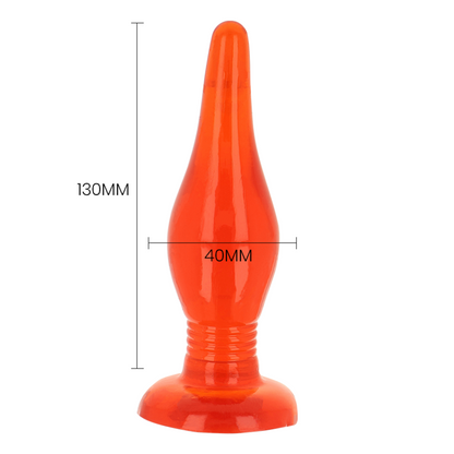 Baile - Red Soft Touch Anal Plug 14.2 Cm