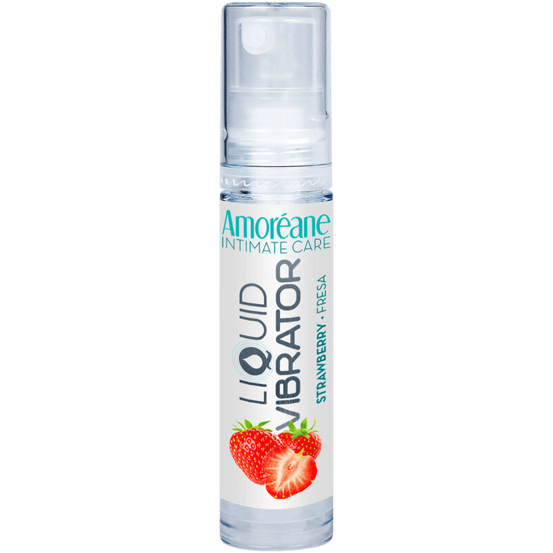 Amoreane Vibrating Liquid delivers tingling vibrations and heightened pleasure with Amazonian plant extracts. Safe, edible, and strawberry-flavored gel.5