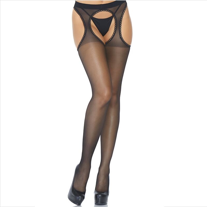 Leg Avenue - Transparent Garter Stockings