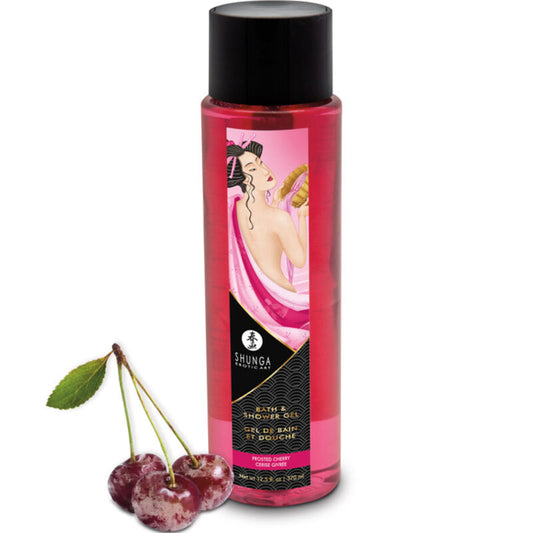 Shunga - Bath & Shower Gel Frosted Cherry 370 Ml