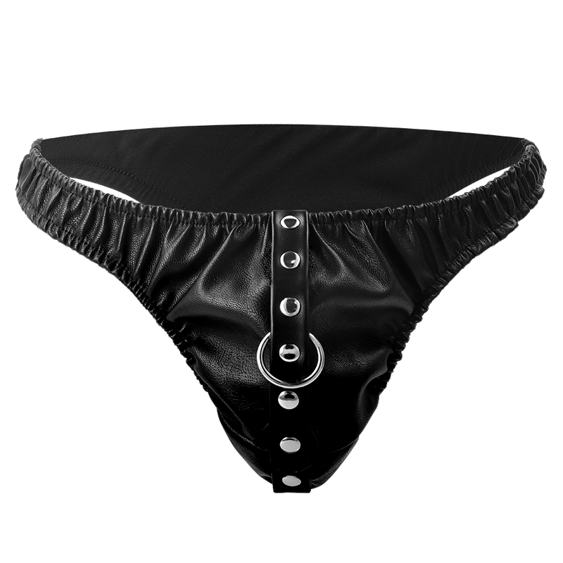 Darkness - Submission Thong With Metal Chain