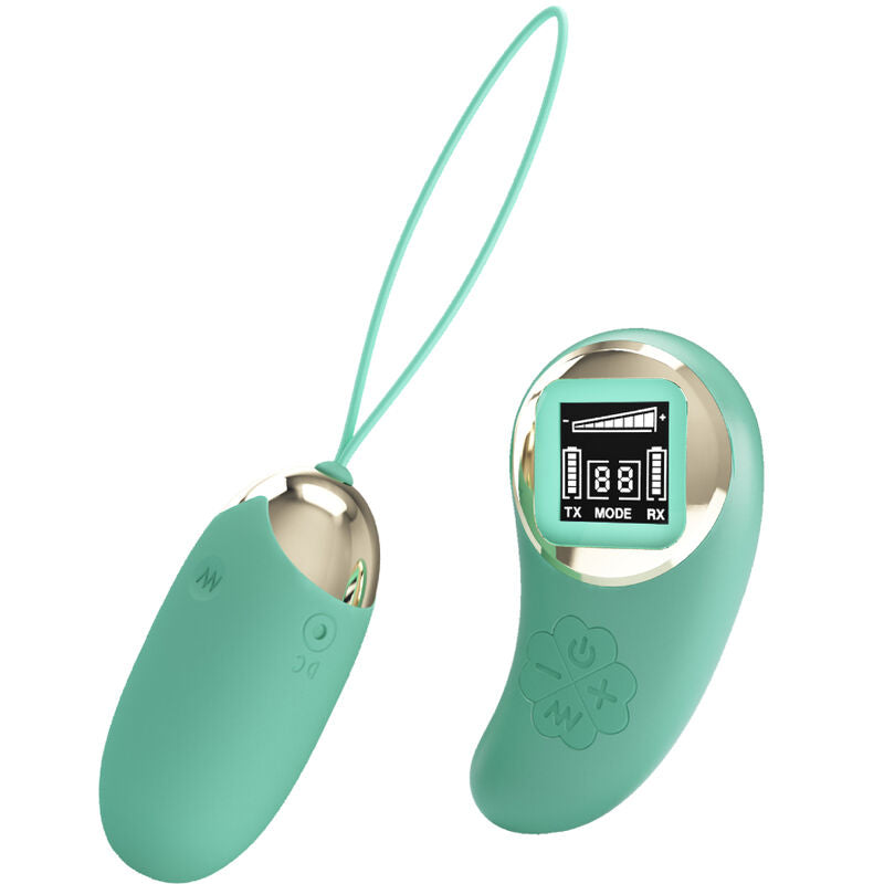 Pretty Love - Green Remote Control Vibrating Egg Mine