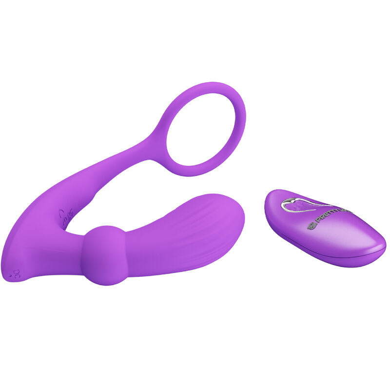 Pretty Love - Warren Violet Anal Ring & Vibrator