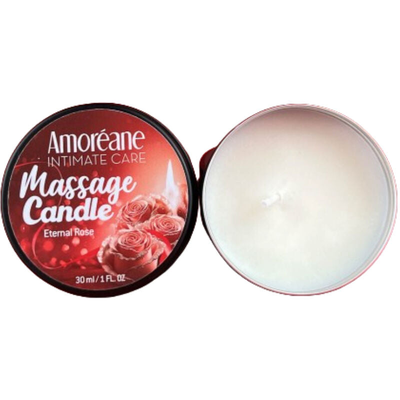 Transform intimate moments with Amoreane Massage Erotic Candle. Handmade, skin-safe oil with 8 captivating aromas for sensual massages. Made in Spain.3