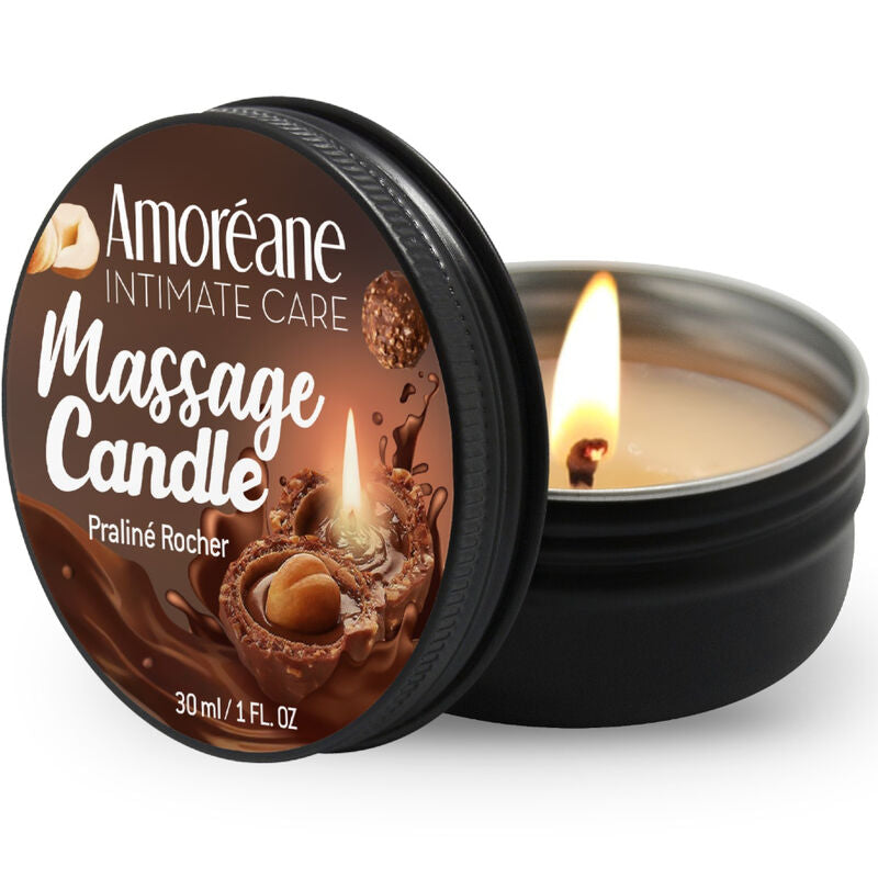 Transform intimate moments with Amoreane Massage Erotic Candle. Handmade, skin-safe oil with 8 captivating aromas for sensual massages. Made in Spain.7