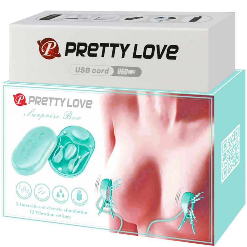 Pretty Love - Surprise Box Blue Electro Stimulation Tweezers