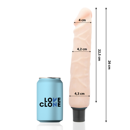 Loveclone - Jansen Self Lubrication Vibrator 26 Cm -O- 4.2 Cm