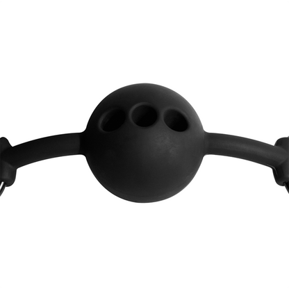 Fetish Submissive Bondage - Breathable Silicone Ball Gag