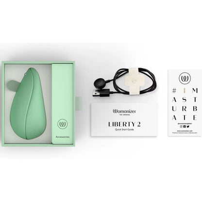 Womanizer - Liberty 2 Clitoris Stimulator & Sucker Light Green