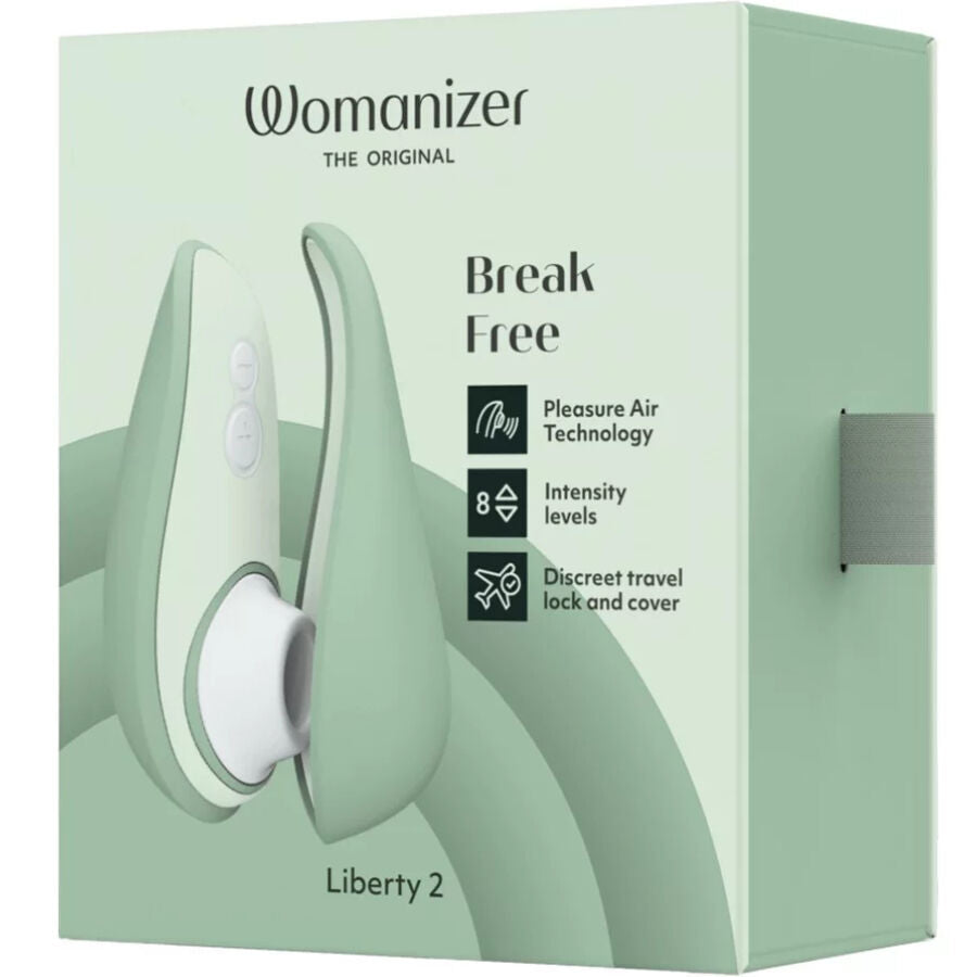 Womanizer - Liberty 2 Clitoris Stimulator & Sucker Light Green