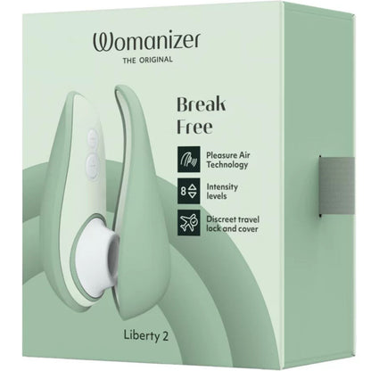 Womanizer - Liberty 2 Clitoris Stimulator & Sucker Light Green