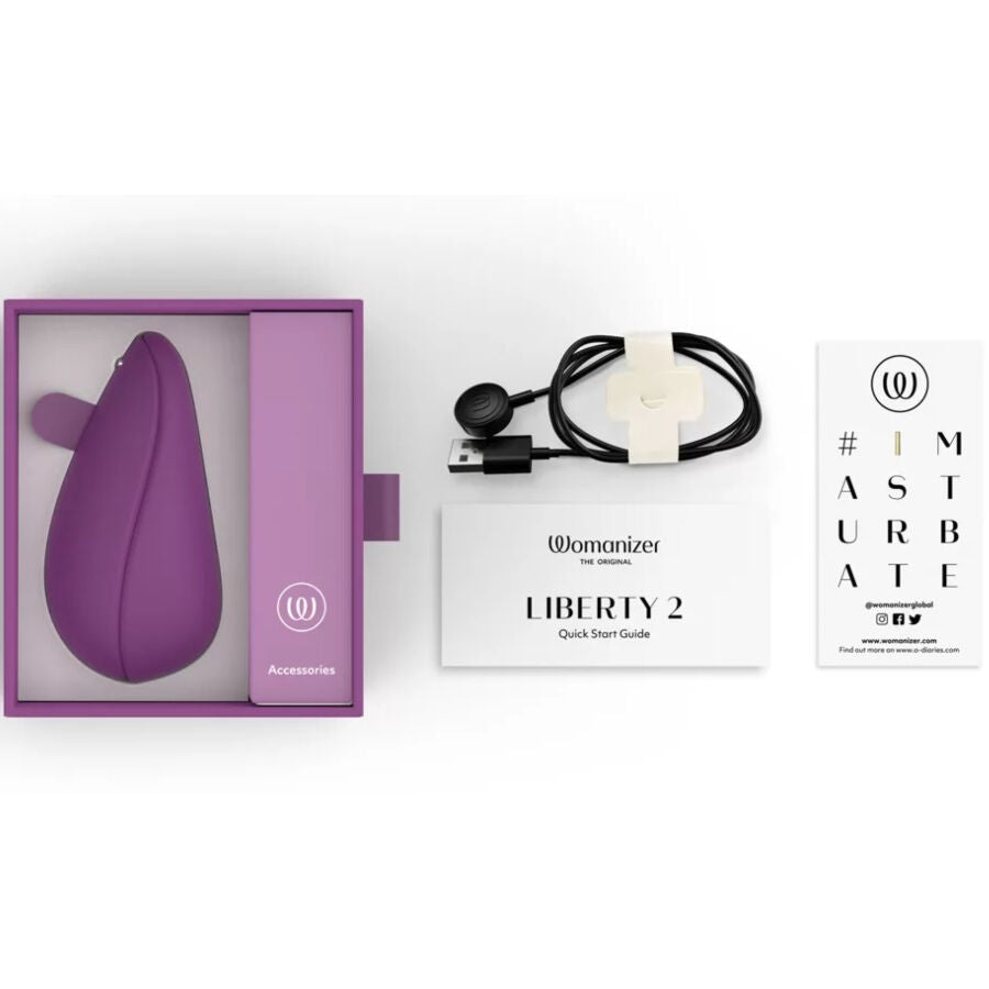 Womanizer - Liberty 2 Clitoris Stimulator & Sucker Violet