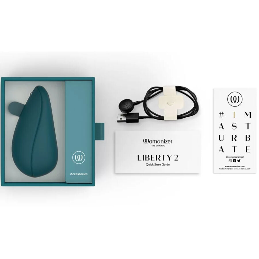 Womanizer - Liberty 2 Clitoris Stimulator & Sucker Blue