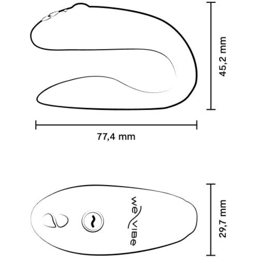 We-Vibe - Sync Go Dual Stimulator Violet