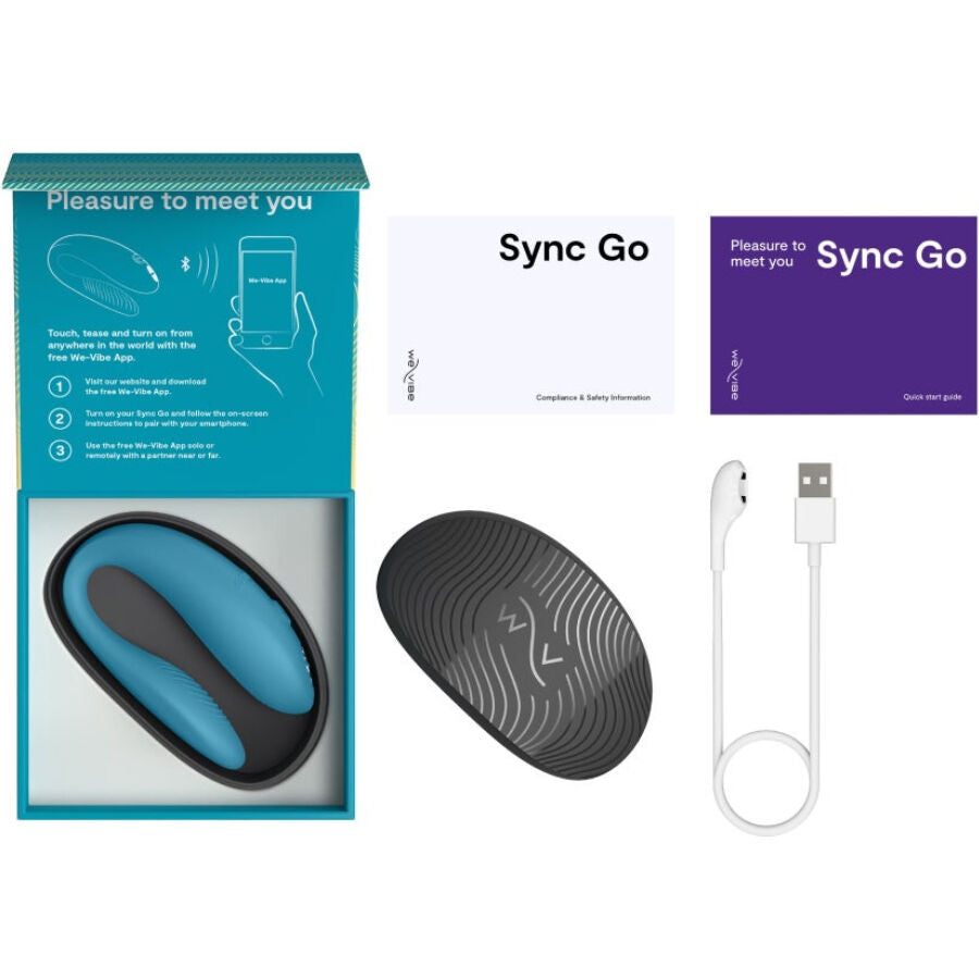 We-Vibe - Sync Go Dual Stimulator Turquoise