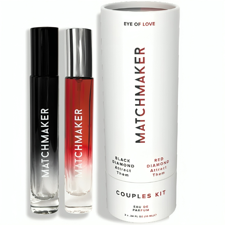 Eye Of Love - Matchmaker Black & Red Diamond Couples Kit Perfume Pheromones 10 Ml