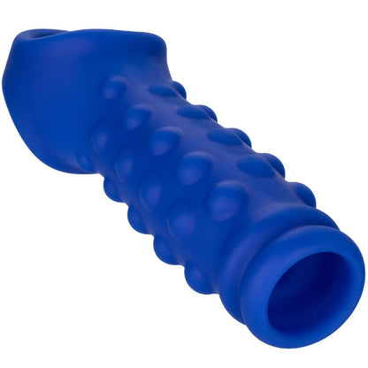 Admiral - Beaded Penis Cover Liquid Silicone Blue