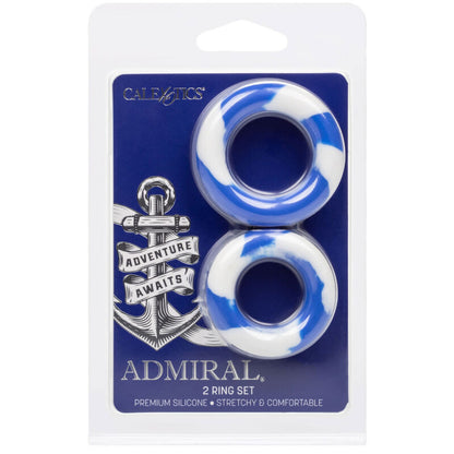 Elevate performance with Admiral Two Penis Rings. Premium silicone, stretchy, comfortable, and versatile for prolonged pleasure and enhanced sensitivity.4