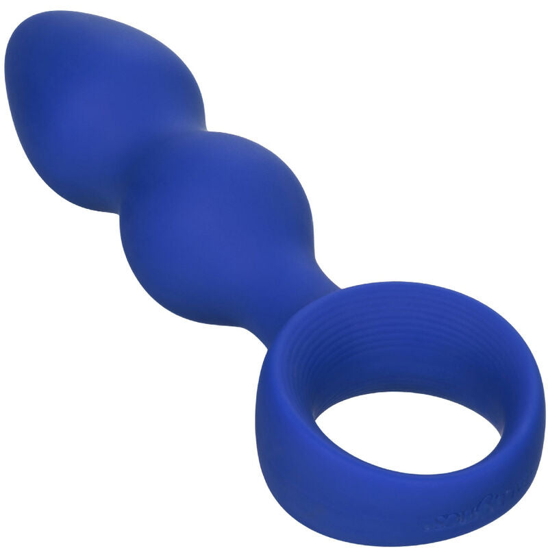 Elevate pleasure with the Admiral Advanced Anal Plug. Made from soft, seamless silicone with a beaded structure and easy-grip handle, this flexible probe ensures comfort and control.3