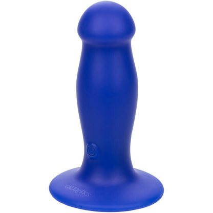 Discover the Admiral Anal Plug Vibrator Blue. Liquid silicone, 10 vibration modes, waterproof design, and memory chip for tailored pleasure in or out of water.1