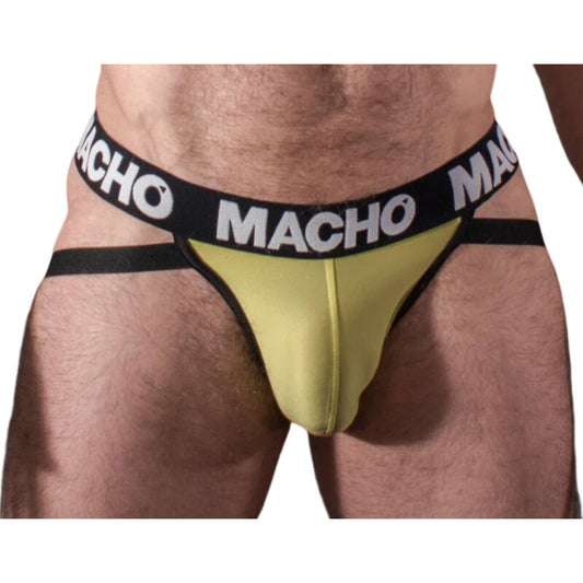 Macho - Mx25A Jock Lycra Yellow S