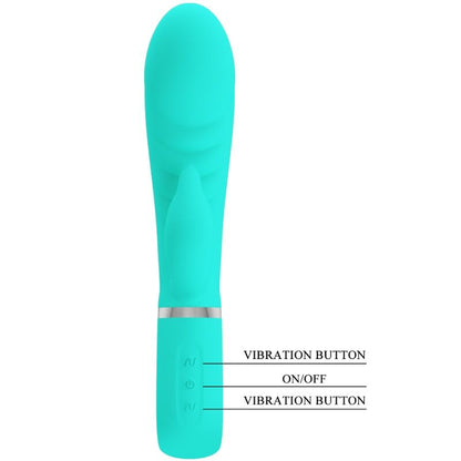 Pretty Love - Prescott Multifunction G-Spot Vibrator Aqua Green