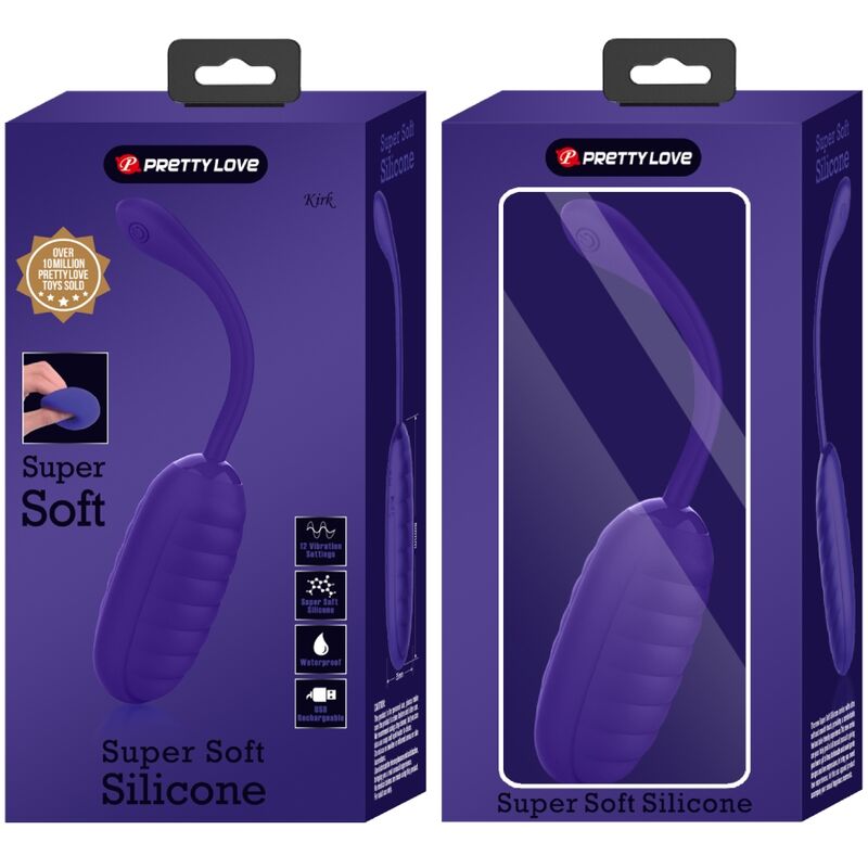 Pretty Love - Kirk Rechargeable Vibrating Egg Purple