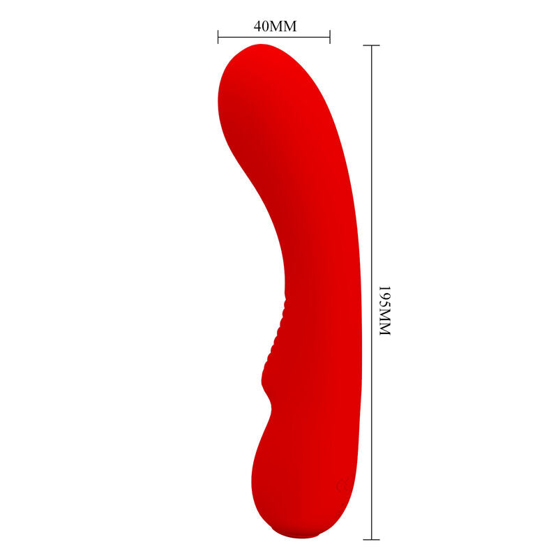 Pretty Love - Prescott Rechargeable Vibrator Red