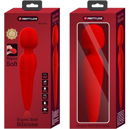 Pretty Love - Meredith Massager 12 Vibration Modes Red