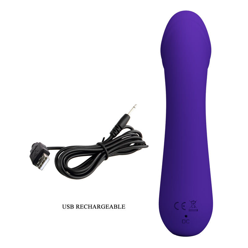 Pretty Love - Cetus Rechargeable Vibrator Purple