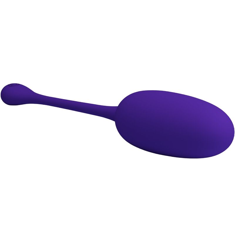 Pretty Love - Knucker Purple Rechargeable Vibrating Egg