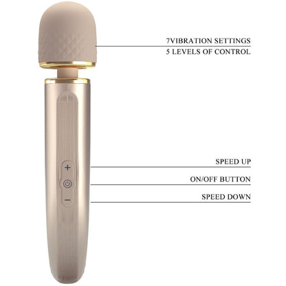 Pretty Love - Massager 7 Vibration Modes Champagne