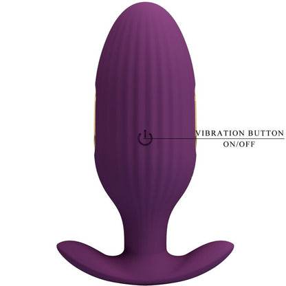 Pretty Love - Jefferson App Controlled Anal Plug Purple