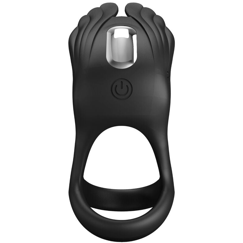 Pretty Love - Vibrant Penis Ring 7 Vibrations Black Silicone