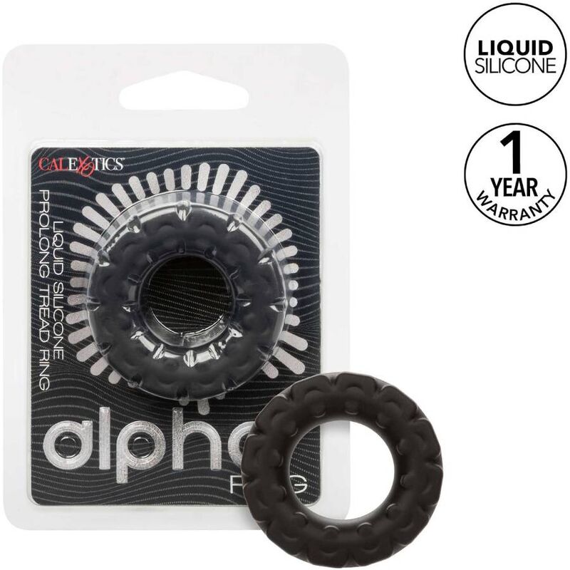 California Exotics - Alpha Prolong Tread Ring Black