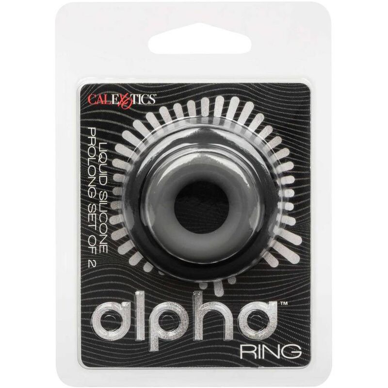 California Exotics - Alpha Prolong Set Of 2 Ring Grey